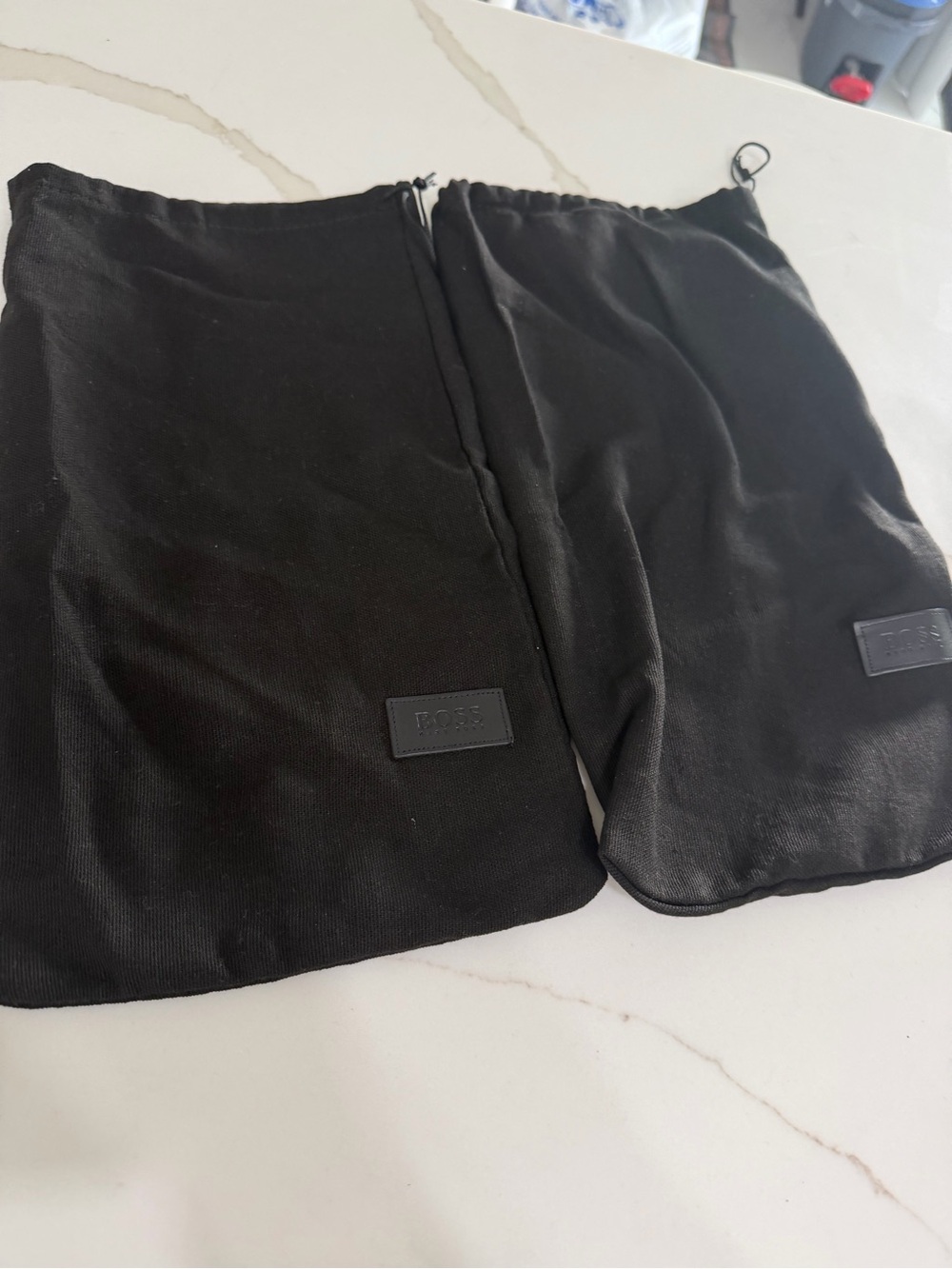 Genuine Set Of 2 Hugo Boss Black Dust Bags 7.5 X 14 Inches Shoes, Wallets